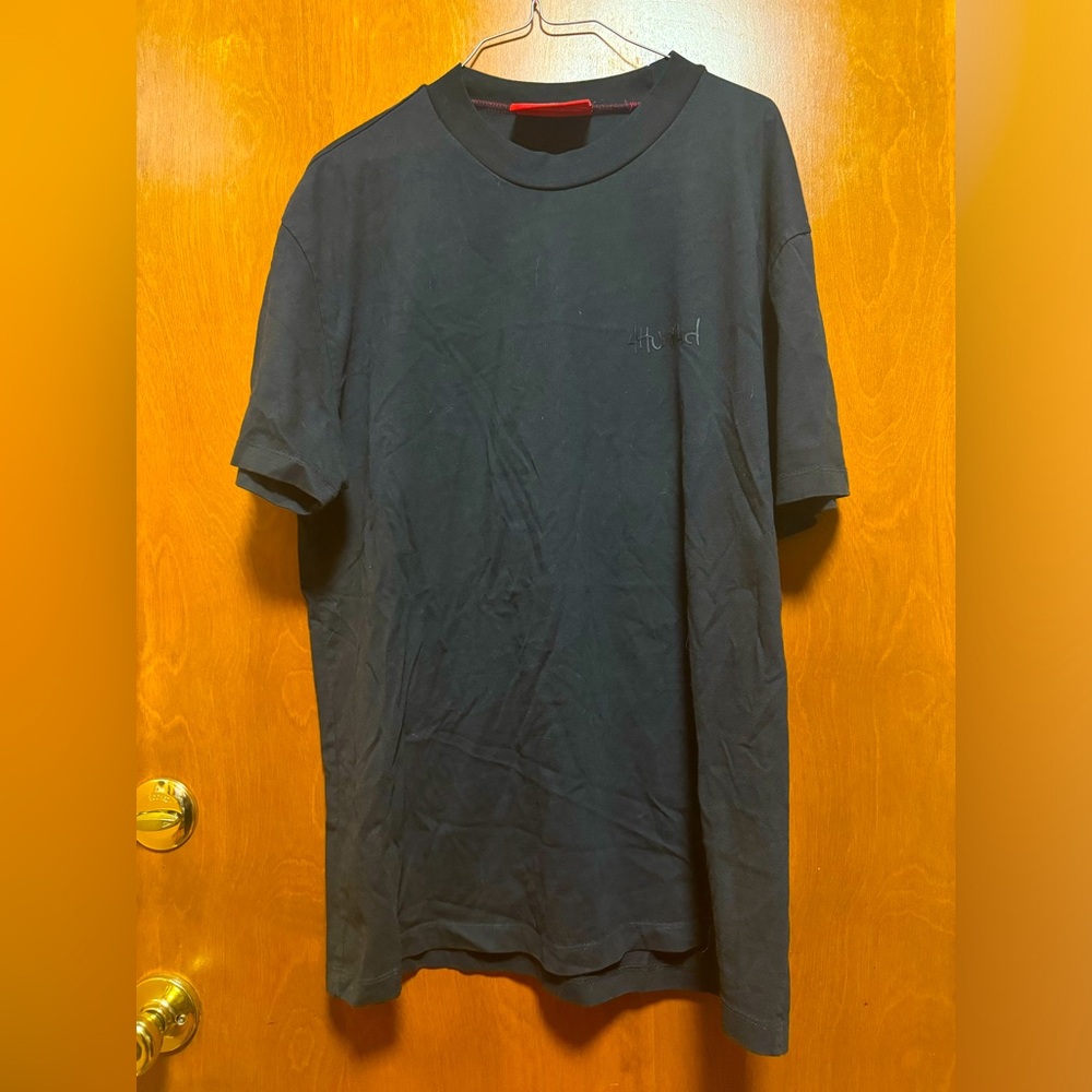 4HUNNID Heavyweight T-shirt Men’s Black Size Large